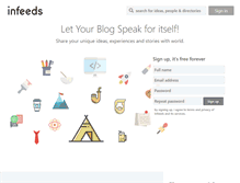 Tablet Screenshot of infeeds.com